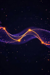 Poster - a creative infographic showing the integration of diverse data points into a cohesive network, with 