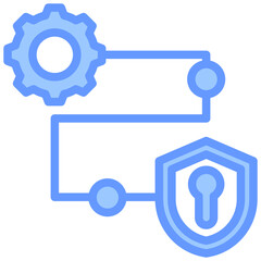 Poster - Authentication Methods Blue Icon