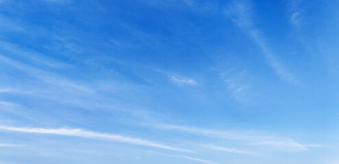 Wall Mural - blue sky with a few clouds