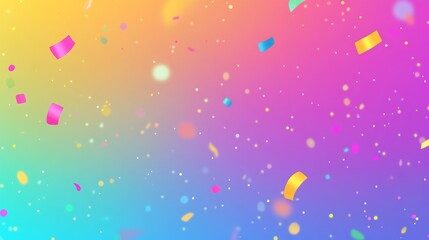 Wall Mural - a vibrant carnival gradient background.featuring bright and cheerful colors.highlighting the excitem