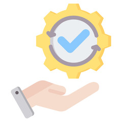 Poster - Service Flat Icon