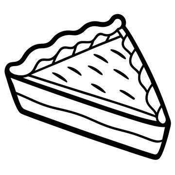 Pie Slicer Outline Graphic