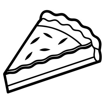 Pie Slicer Outline Graphic