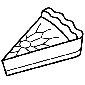 Pie Slicer Outline Graphic