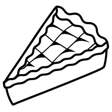 Pie Slicer Outline Graphic