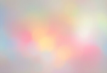 Poster - Soft pastel colored abstract blurred background with pink, orange and blue gradient. Gentle dreamy watercolor texture for design, website headers, banners with copy space