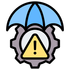 Poster - Risk Management Outline Color Icon