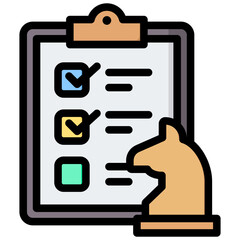 Aufkleber - Strategic Planning Outline Color Icon