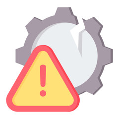 Aufkleber - Disruption Flat Icon