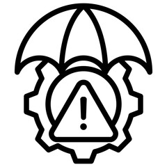 Poster - Risk Management Outline Icon