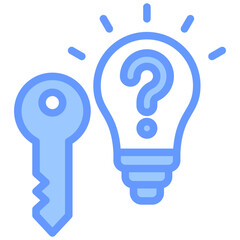Poster - Problem Solving Blue Icon