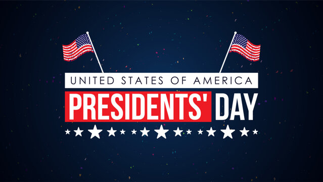 Happy Presidents Day card, Background, poster Vector illustration.