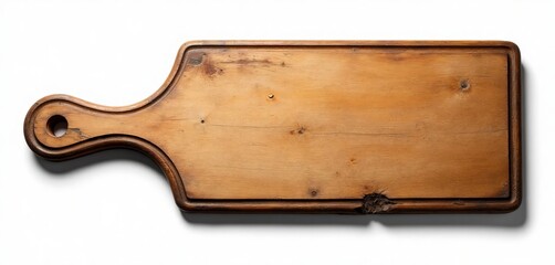 Wall Mural - Wooden cutting board with a handle and a hole