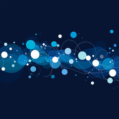 Wall Mural - abstract blue wave background