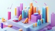 © jantavong - Colorful Abstract Cityscape Composed of Geometric Shapes and Vibrant Hues During Daylight