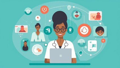 Poster - Telemedicine: Doctor Connecting with Patients Online