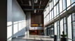 © MatandSterre - Sunlit Modern Building Interior: Architectural Design and Contemporary Lobby Space