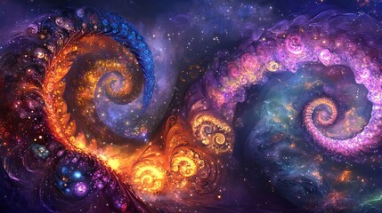 Nebula transparent vector galaxy star vector background. Spiral milky way abstract cosmic light in galactic system. Realistic andromeda glow with black hole and glitter mystery purple twist illusion.