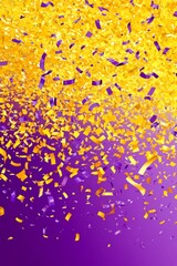 Wall Mural - a vibrant gradient background with carnival purple and gold colors.featuring bright purples and yell