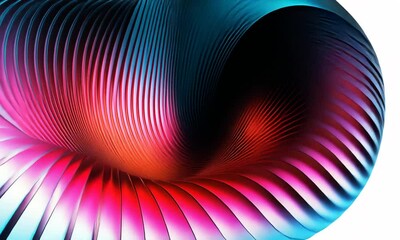 Poster - Tech Art Abstract Creative Colorful Fluid kv visual design 