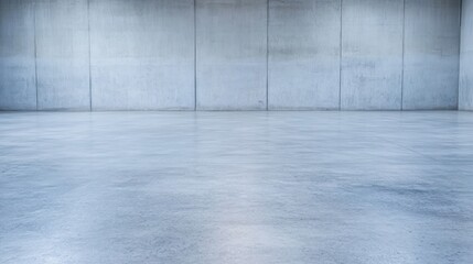 Poster - Modern Minimalist Concrete Interior With Smooth Polished Floor Surface