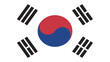 © SABBIR - Flat South Korea Flag Design with Yin-Yang Symbol
