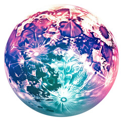 Canvas Print - PNG Universe sphere planet space.