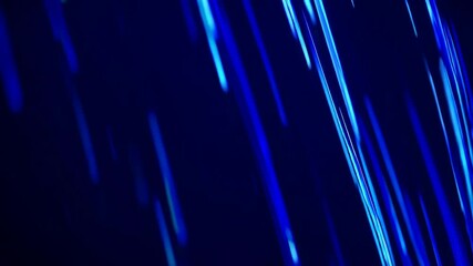 Aufkleber - abstract blue light streaks against dark background, futuristic design concept