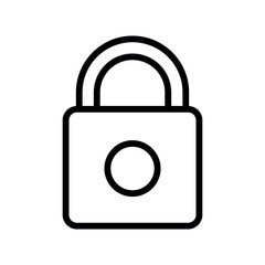 Poster - Locked Padlock vector icon
