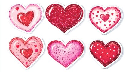 Wall Mural - Valentine's Day Hearts