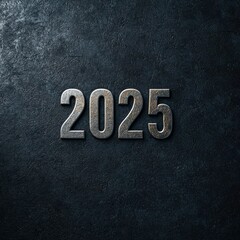 Poster - Shiny Silver Gradient Text 
