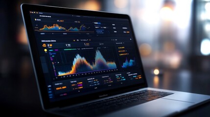 Poster - Real-time financial dashboard with advanced analytics and data visualization tools