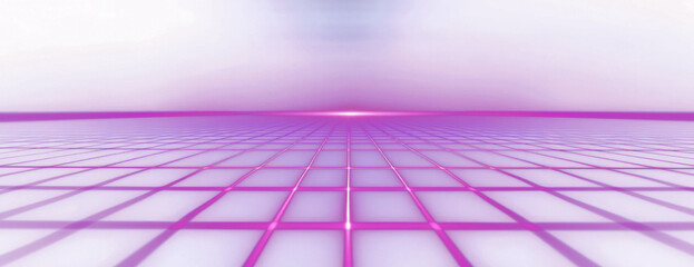 Sticker - PNG Purple grid background lights futuristic lighting.