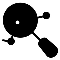 Poster - Office Search Business Line Icon