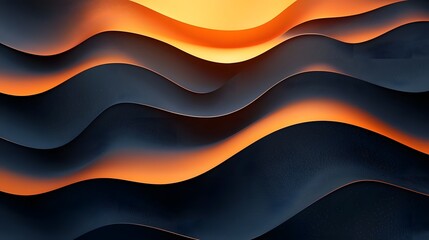 Fototapete - Mesmerizing abstract gradient wave texture with a captivating noise effect creating a dynamic and visually striking design perfect for modern banner poster or other high end creative projects