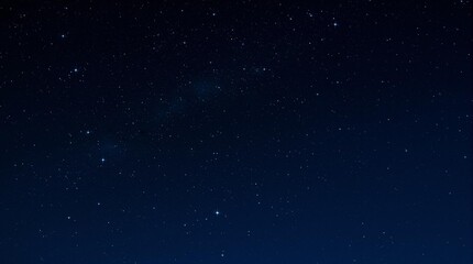Aufkleber - a dark blue night sky filled with numerous stars.
