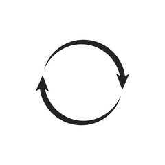 Poster - This icon represents circular arrows indicating refresh or reload actions, commonly used in applications and websites for users to refresh content or information