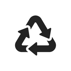 Poster - This icon design features circular arrows symbolizing actions like refresh and reload, while also promoting sustainability and recycling to reduce waste and enhance a cleaner environment