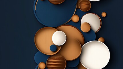  - colorful abstract background with blue, orange, and brown stripes, perfect for design projects and p