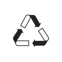 Poster - A circular arrow icon that symbolizes the concepts of refresh, reload, and recycling. It is perfectly suited for implementation in various design projects and user interfaces for a modern look