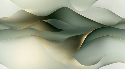 Poster - Smooth pastel gradients create a calming abstract background with soft shapes and lines suitable for posters, banners, and web designs