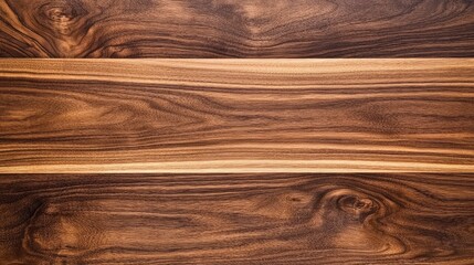 Aufkleber - Wood surface texture with rich grain patterns and warm tones featuring contrasting light and dark stripes, Copy Space available