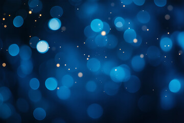 blue bokeh background