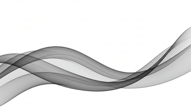 A sophisticated, smooth gray wave featuring an abstract swoosh that embodies rapid movement
