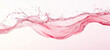 © Lilimanatasa - Pink water splash on a white background, pink color splashing