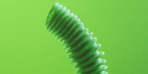 Poster - Close-up of Green Spiral Object