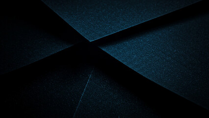 Leinwandbilder - The design of bunched black toner paper alongside a contemporary poster overlay