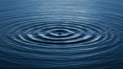 Poster - blue water ripple texture background