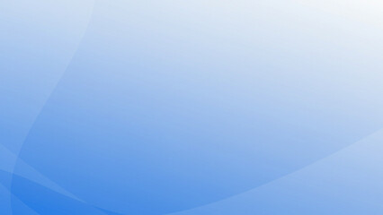 Poster - An abstract banner background showcasing a gradient in light blue tones