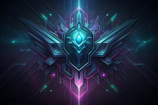 abstract background with stars